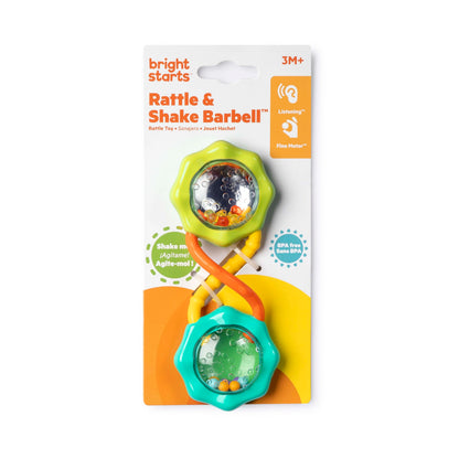 Bright Starts Oball Shaker Rattle Toy, Ages Newborn Plus