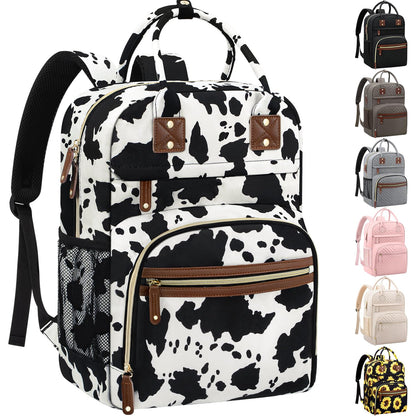 Tenot Diaper Bag Backpack for Women Large Capacity with Insulated Pockets Multifunctional Diaper Bags For Baby Girl Boy Waterproof Baby Bags For Mama Maternity Travel Bag Black