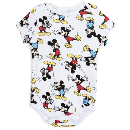 Disney Baby 5 Pack Bodysuits Newborn to Infant Sizes (Newborn - 24 Months)