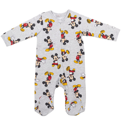 Disney Baby 2 Pack Zip Up Sleep N' Plays Newborn to Infant Sizes (Newborn - 24 Months)