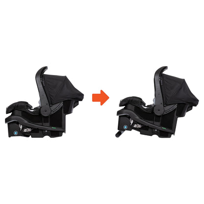 Baby Trend Passport® Switch 6-in-1 Modular Stroller Travel System with EZ-Lift™ Plus Infant Car Seat, Dash Black