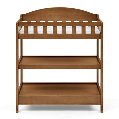 Delta Children Infant Changing Table with Pad, Dark Chocolate