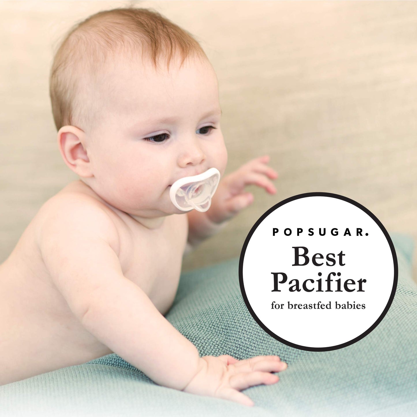 Nanobebe Active Baby Pacifiers 4-36 Months - Orthodontic, Lightweight and Vented, Curves Comfortably with Face Contour, 100% Silicone - BPA Free, Perfect Baby Registry Gift 4pk, White/Pink