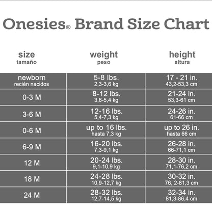 Onesies Brand Baby Girls' 8-pack Short Sleeve Mix & Match Bodysuits