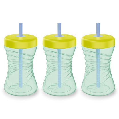 NUK Fun Grips Hard Spout Sippy Cup, 10 oz. | Easy to Hold, BPA Free, Spill Proof Toddler Cup, 4pk