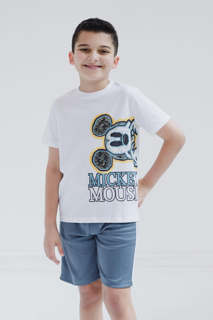 Disney Mickey Mouse T-Shirt and Shorts Outfit Set Infant to Big Kid Sizes (12 Months - 12)