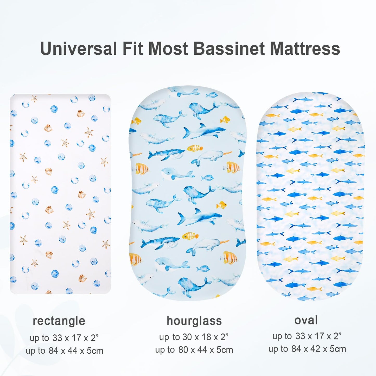 david's kids 3 Pack Fitted Crib Sheets, Ultra Soft Breathable Comfortable Baby Sheet Set for Boys Girls Neutral, 28x52 Inch Fits Standard Crib and Toddler Mattresses, Dinosaur