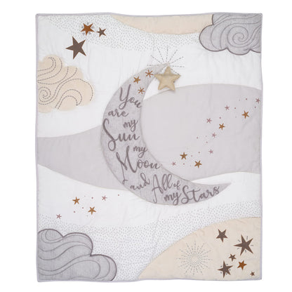 Lambs & Ivy Disney Baby Pooh Bear & Pals Cotton 3Piece Nursery Crib Bedding Set