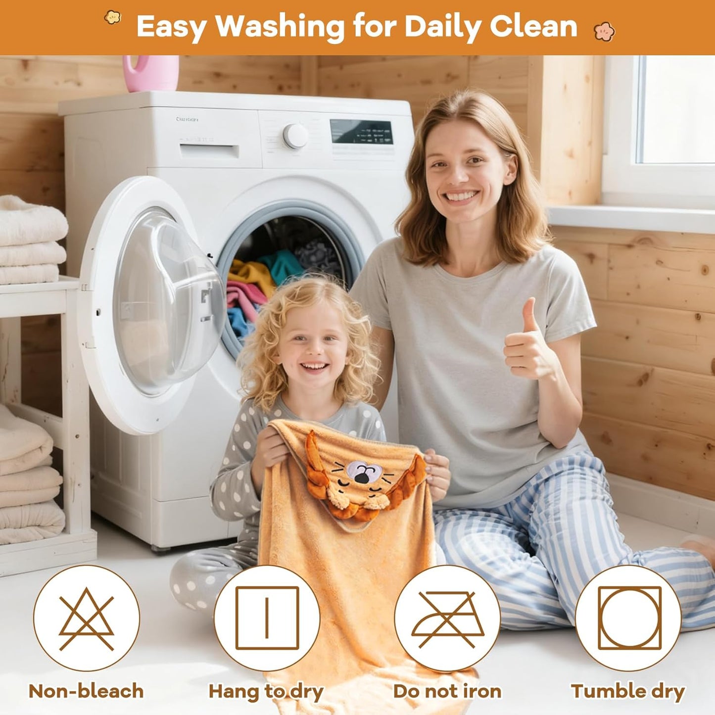 12 PCS Baby Bath Towels Set for Infants Toddlers, 4 PCS Animal Hooded Baby Towels & 8 PCS Washcloths Set, Ultra Absorbent Cute Soft Newborn Bath Essentials Gifts for Boys & Girls