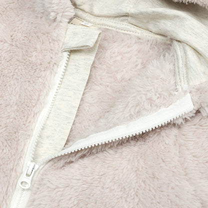 Babymine Newborn Baby Jumpsuit Hooded Fleece Rompers Long Sleeve Onesie Outwear Outfits