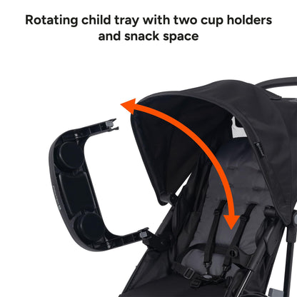 Baby Trend Venture 3-Wheel Stroller Travel System, Stellar Grey