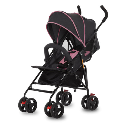Dream On Me Vista Moonwalk Baby Stroller, Lightweight Travel Umbrella Stroller with Compact Fold, Smooth Ride Wheels, Multi-Position Recline, Spacious Storage Basket with Cup Holder, Light Gray