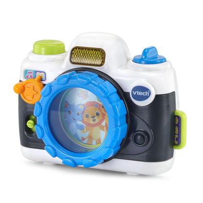 VTech Snap and Giggle Learning Toy Camera with Realistic Sounds, Black
