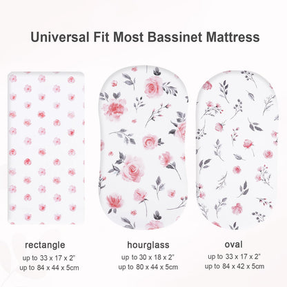 david's kids 3 Pack Fitted Crib Sheets, Ultra Soft Breathable Comfortable Baby Sheet Set for Boys Girls Neutral, 28x52 Inch Fits Standard Crib and Toddler Mattresses, Dinosaur