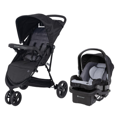 Baby Trend Venture 3-Wheel Stroller Travel System, Stellar Grey