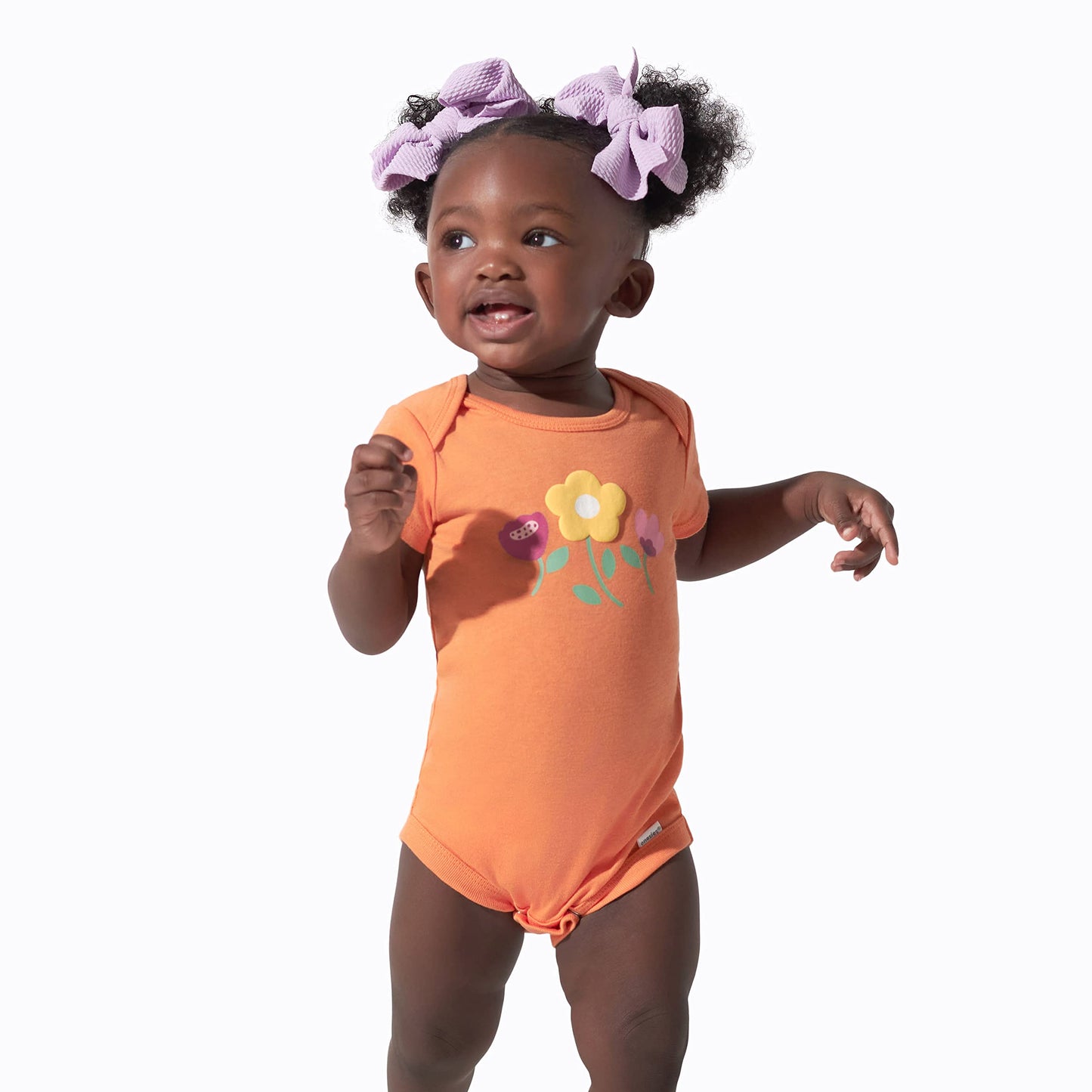 Onesies Brand Baby Girls' 8-pack Short Sleeve Mix & Match Bodysuits