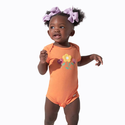 Onesies Brand Baby Girls' 8-pack Short Sleeve Mix & Match Bodysuits