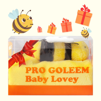 Pro Goleem Elephant Security Blanket, Soft Lovey Unisex Lovie Baby Gifts for Boys and Girls Snuggle Toy Stuffed Animal Newborn Essentials and Items Grey 16 Inch