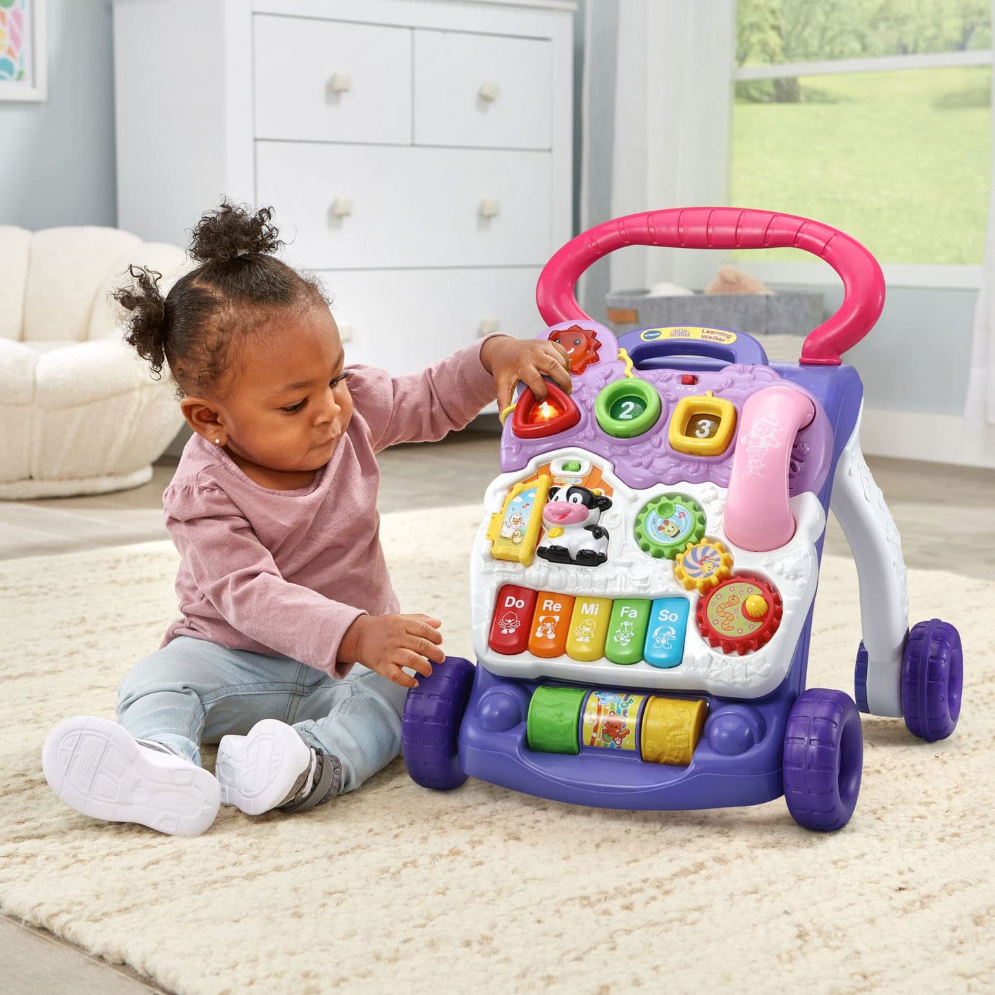 VTech Sit-to-Stand Learning Walker (Frustration Free Packaging), Blue