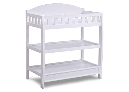 Delta Children Infant Changing Table with Pad, Dark Chocolate