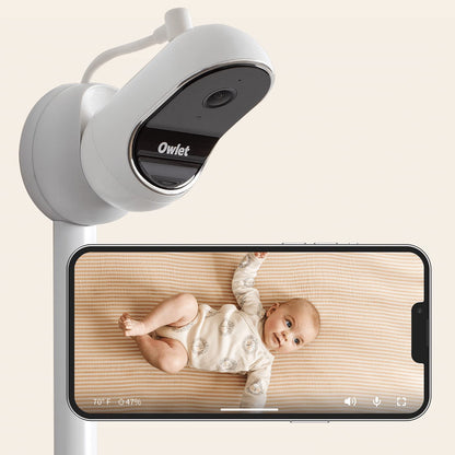 Owlet Dream Sight (Gen 3) Smart Video Baby Monitor | 2K HD Camera w/Night Vision | Detects Crying, Motion & Temperature | Customizable Alerts | Two-Way Talk | Secure Wi-fi