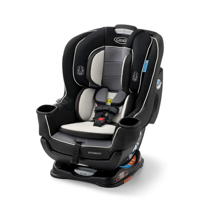 Graco Extend2Fit 3-in-1 Convertible Car Seat, 3 Modes – Rear Facing, Forward Facing Baby Car Seat and Highback Booster Seat, Adjustable Extension Panel for Extra Legroom, Cullen