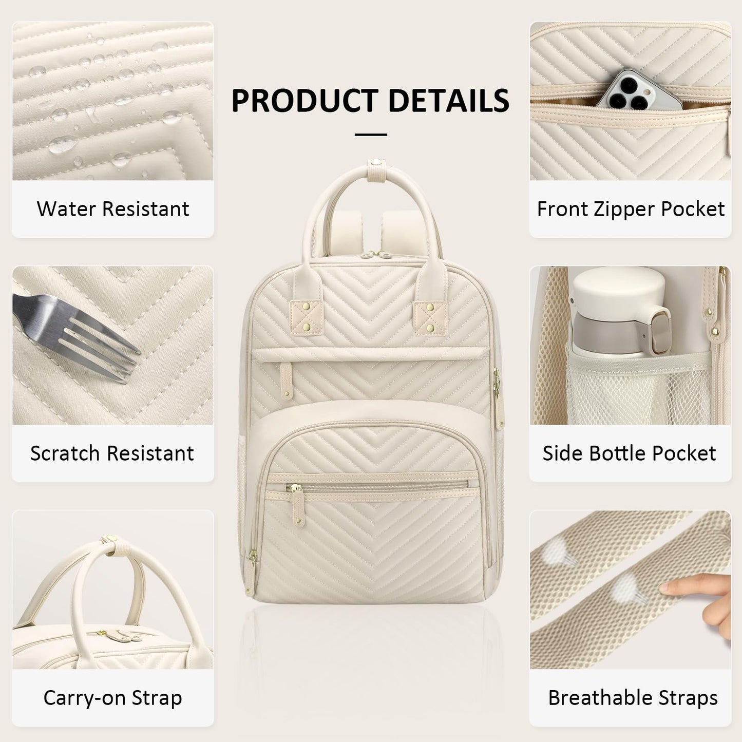 Tenot Diaper Bag Backpack for Women Large Capacity with Insulated Pockets Multifunctional Diaper Bags For Baby Girl Boy Waterproof Baby Bags For Mama Maternity Travel Bag Black