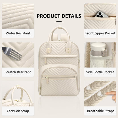 Tenot Diaper Bag Backpack for Women Large Capacity with Insulated Pockets Multifunctional Diaper Bags For Baby Girl Boy Waterproof Baby Bags For Mama Maternity Travel Bag Black
