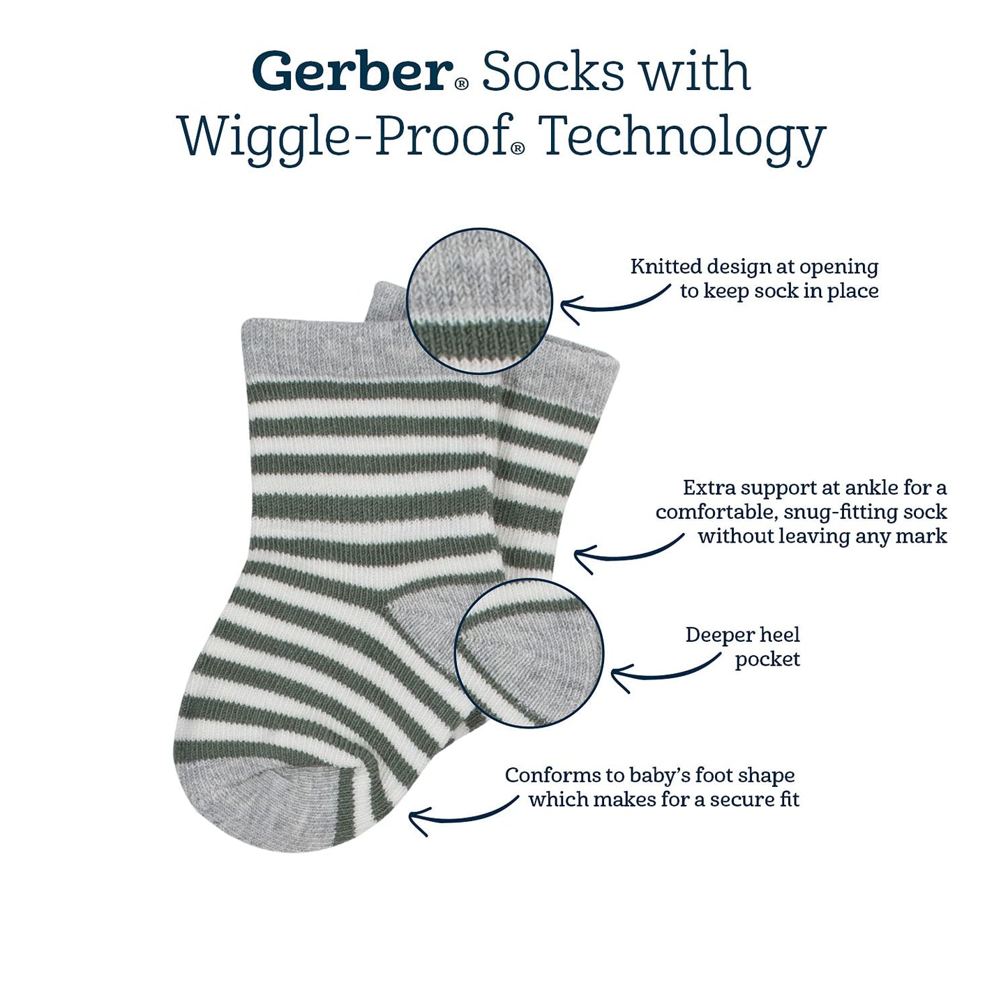 6-Pack White Terry Socks