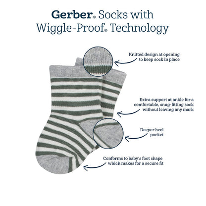6-Pack White Terry Socks
