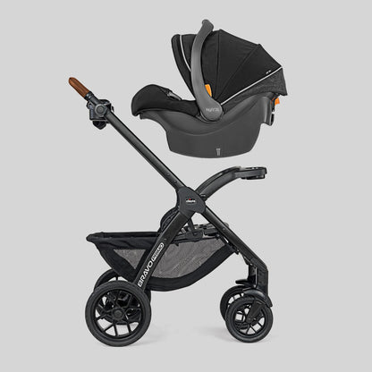 Chicco Bravo® 3-in-1 Trio Travel System, Bravo® Quick-Fold Stroller with KeyFit® 30 Infant Car Seat and Base, Car Seat and Stroller Combo | Parker