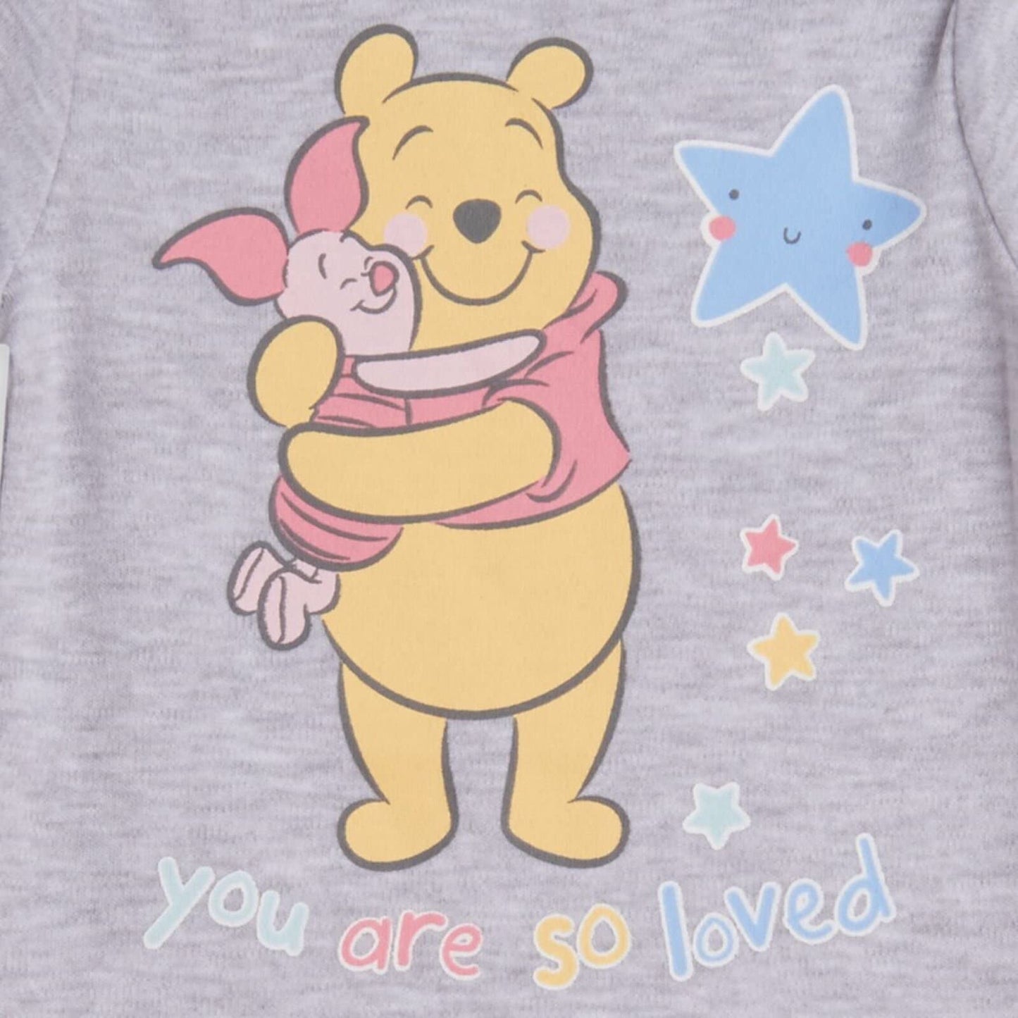 Disney Classics Winnie the Pooh Mickey Mouse Baby Hoodie Bodysuit and Pants 3 Piece Outfit Set (Newborn - 24 Months)
