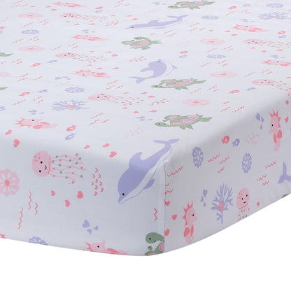Lambs & Ivy Disney Baby Pooh Bear & Pals Cotton 3Piece Nursery Crib Bedding Set