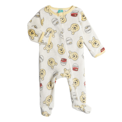 Disney Baby Boys Long Sleeve Footed Sleep and Play Coveralls