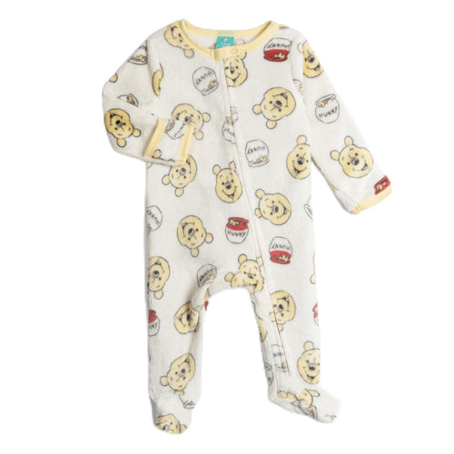 Disney Baby Boys Long Sleeve Footed Sleep and Play Coveralls