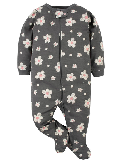 Gerber Baby-Girls 4 Pack Sleep 'N Play Footie