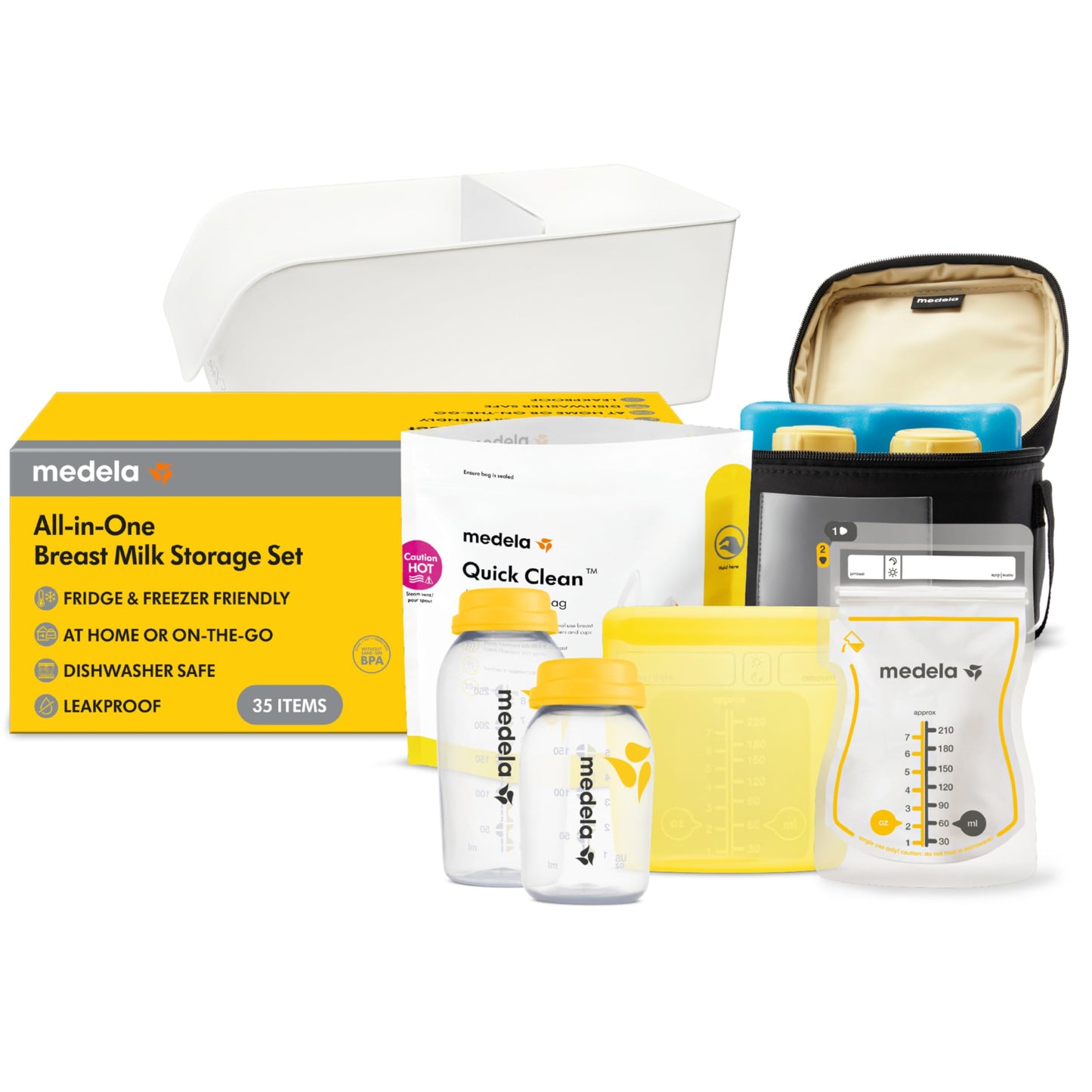 Medela Motion InBra Wearable Breast Pump, Portable Hands-Free Wireless Electric Pump, Highly efficient, Lightweight, Custom fit with Inserts, Rechargeable Battery, Discreet, Quiet, Only 3 Parts