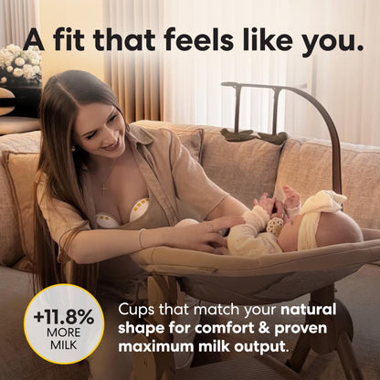 Medela Motion InBra Wearable Breast Pump, Portable Hands-Free Wireless Electric Pump, Highly efficient, Lightweight, Custom fit with Inserts, Rechargeable Battery, Discreet, Quiet, Only 3 Parts