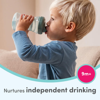 NUK Fun Grips Hard Spout Sippy Cup, 10 oz. | Easy to Hold, BPA Free, Spill Proof Toddler Cup, 4pk