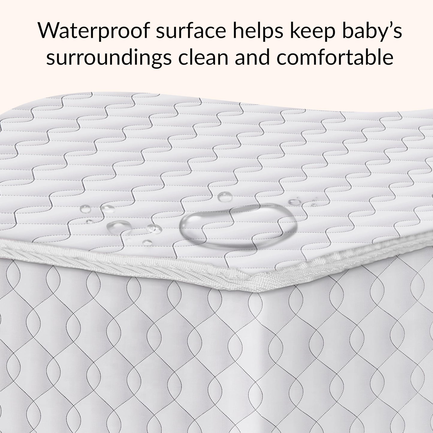 Dream On Me Twilight 5” 88 Coil Inner Spring Crib & Toddler Mattress – Brown Cloud, Greenguard Gold & BSA Certified, Waterproof & Stain-Resistant Cover, Fits Standard Full-Size Cribs & Toddler Beds