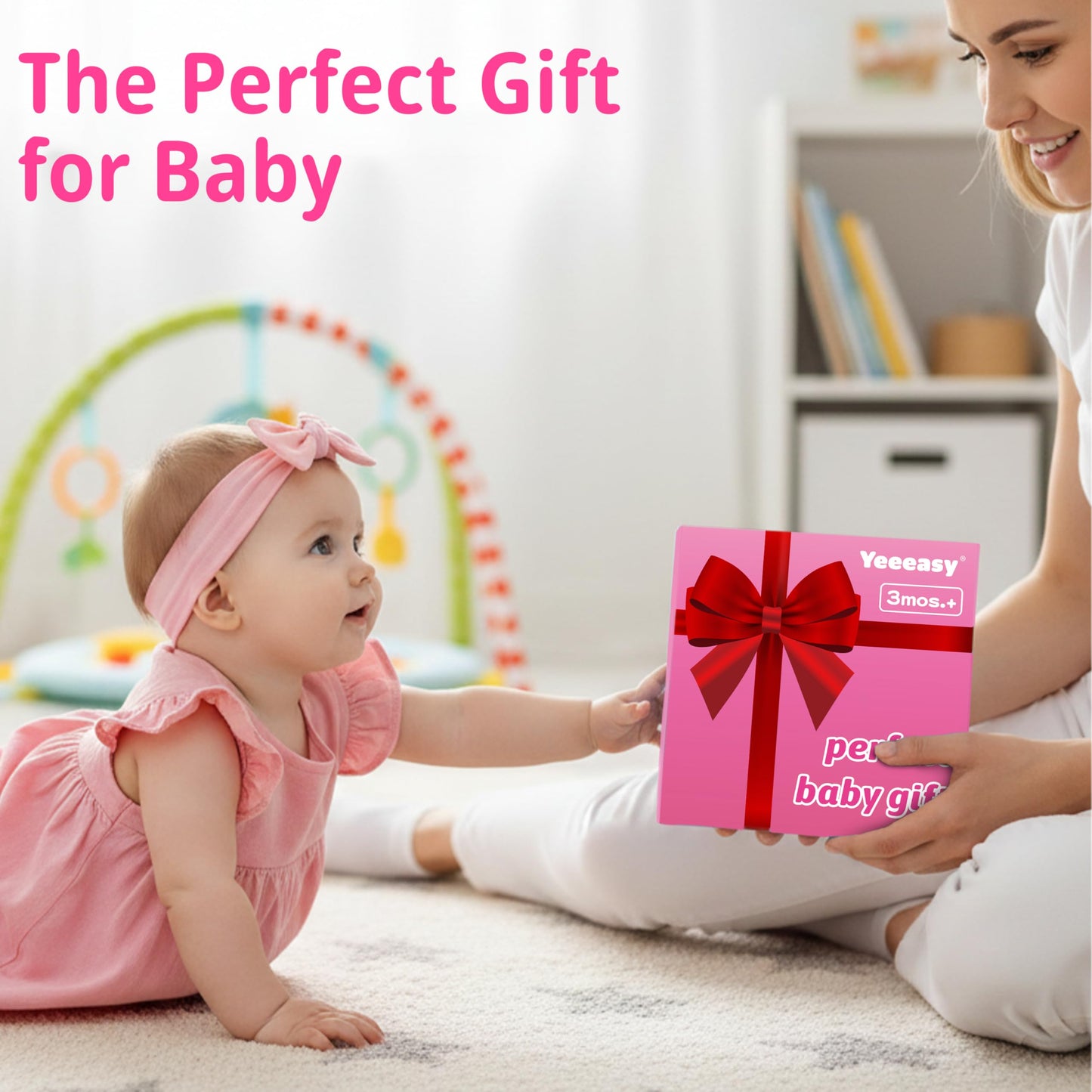 Yeeeasy Tummy Time Water Mat丨Inflatable Tummy Time Water Play Mat for Babies, Infants and Toddlers 3 to 24 Months Promote Development Toys Baby Toys essentials and Gifts