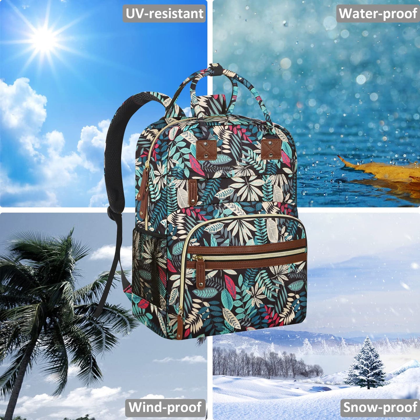 Tenot Diaper Bag Backpack for Women Large Capacity with Insulated Pockets Multifunctional Diaper Bags For Baby Girl Boy Waterproof Baby Bags For Mama Maternity Travel Bag Black