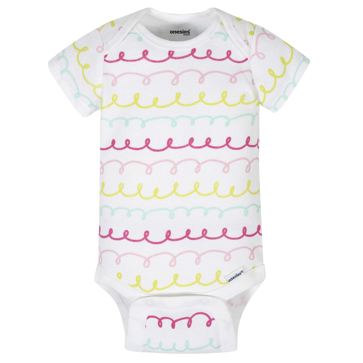 Onesies Brand Baby Girls' 8-pack Short Sleeve Mix & Match Bodysuits