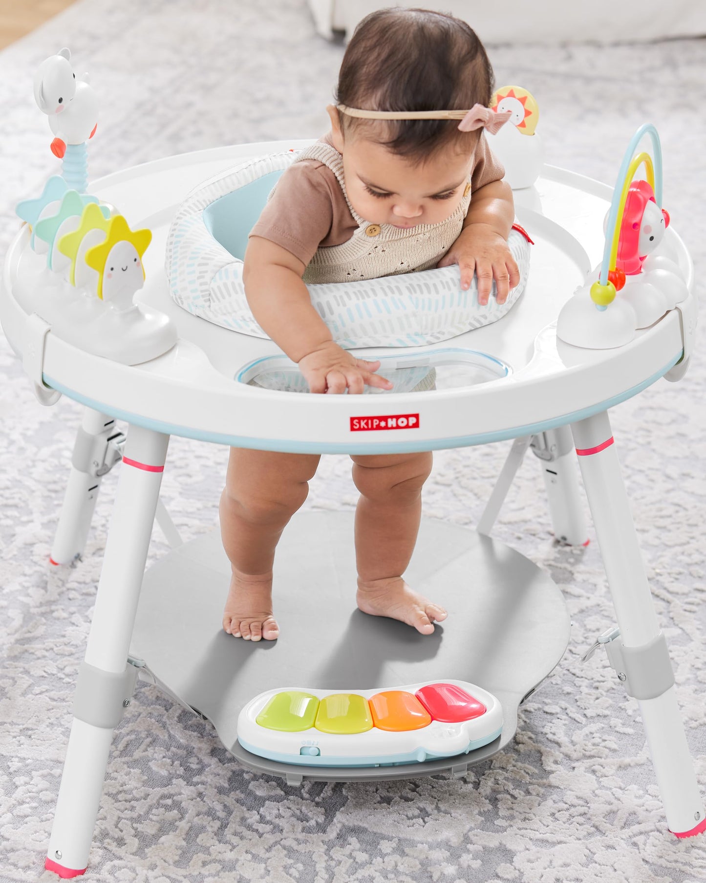 Skip Hop Baby Activity Center: Interactive Play Center with 3-Stage Grow-with-Me Functionality, 4mo+, Explore & More