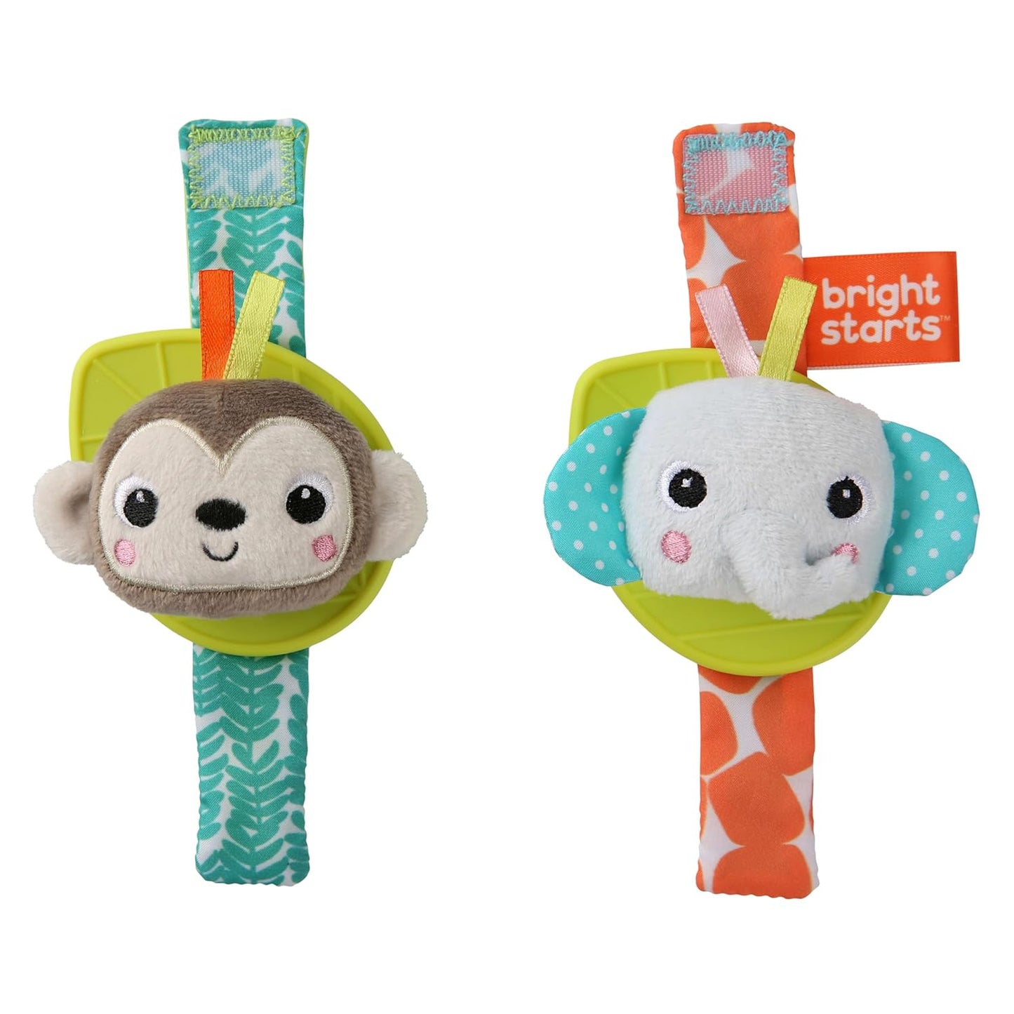 Bright Starts Snuggle & Teethe BPA-Free Crinkle Teething Plush Baby Toy - Giraffe