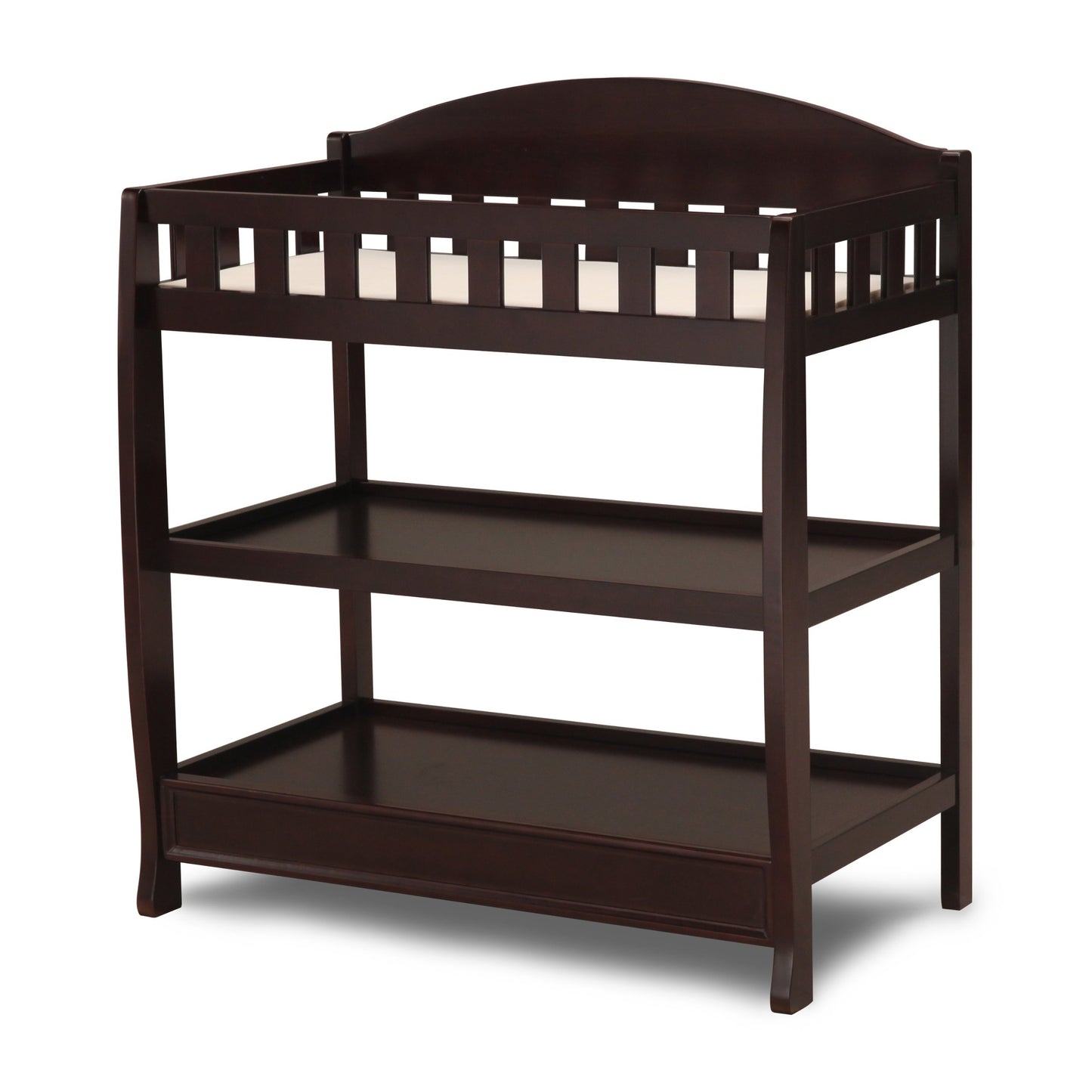 Delta Children Infant Changing Table with Pad, Dark Chocolate