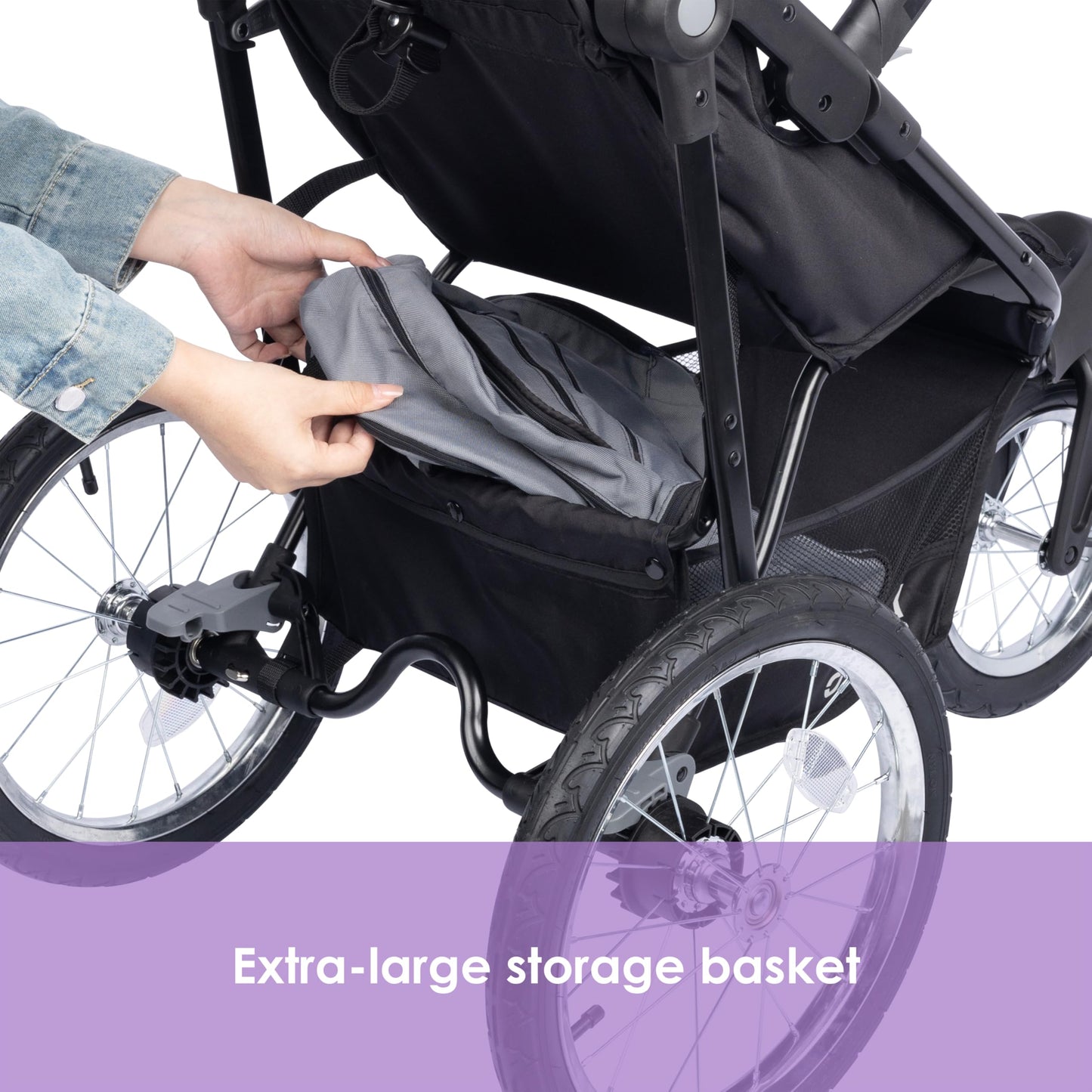 Baby Trend Journey Jogging Stroller, Stellar Grey