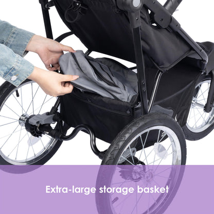 Baby Trend Journey Jogging Stroller, Stellar Grey