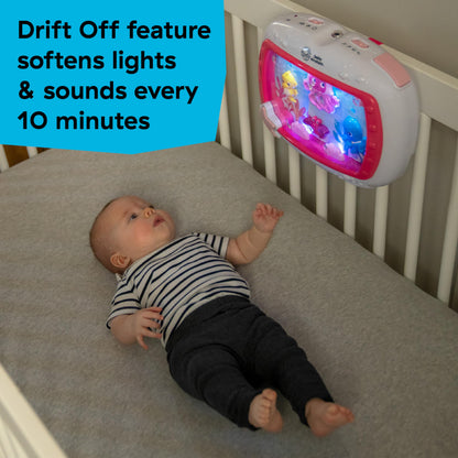 Baby Einstein Sea Dreams Soother Musical Crib Toy and Sound Machine, Newborn and up