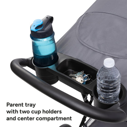 Baby Trend Venture 3-Wheel Stroller Travel System, Stellar Grey